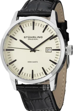 Classic Ascot Beige/Läder Ø42 mm