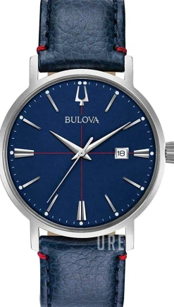 Classic Blå/Läder Ø39 mm