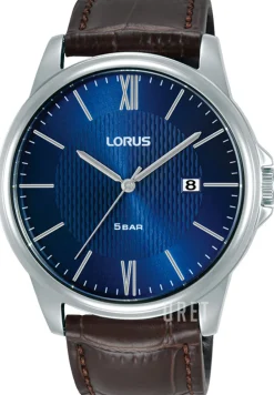 Classic Blå/Läder Ø43 mm