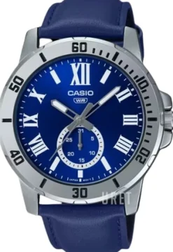 Classic Blå/Läder Ø45 mm