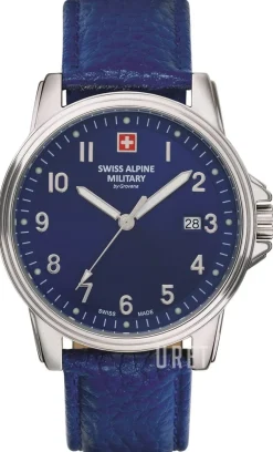 Classic Blå/Läder Ø40 mm