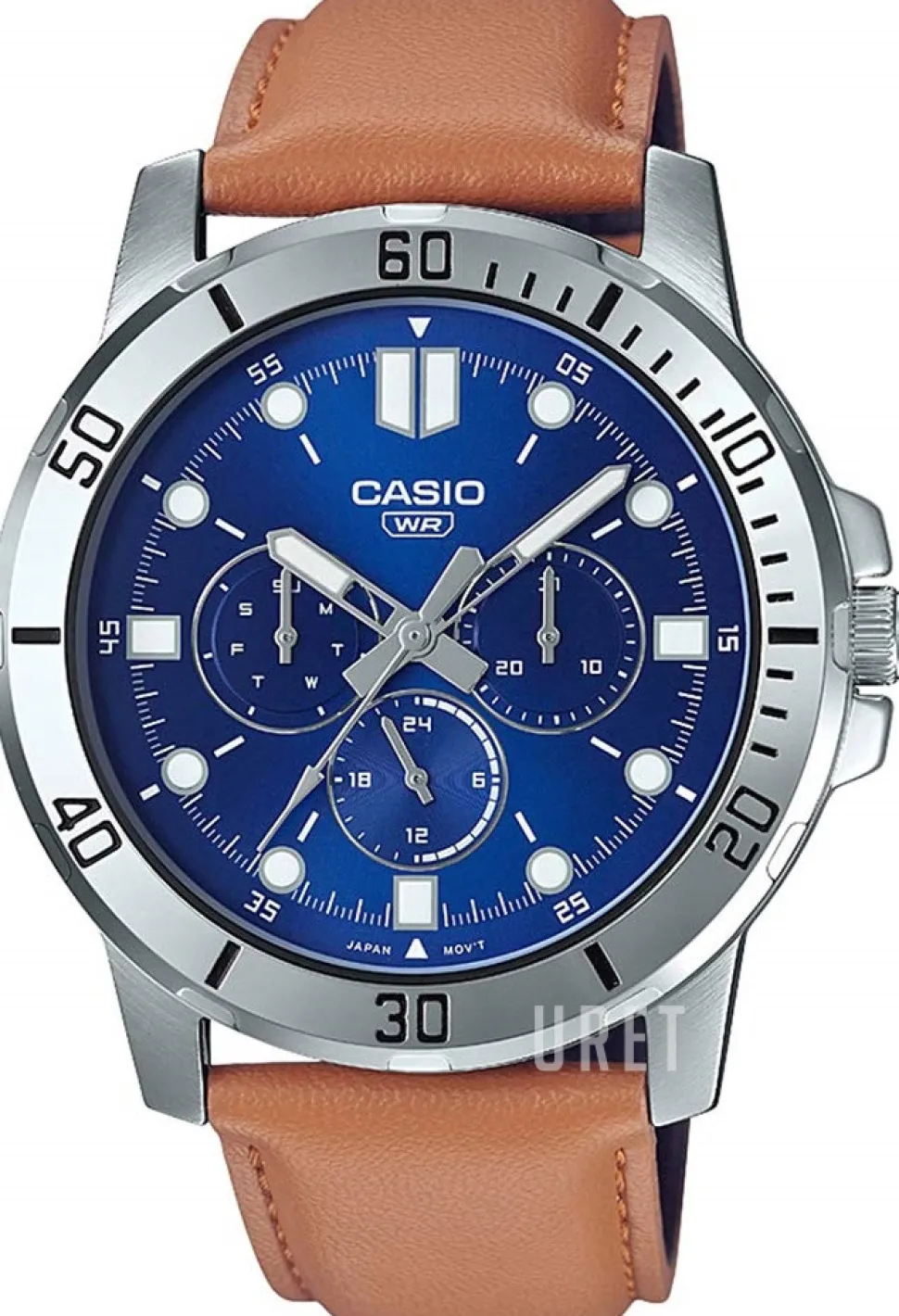 Classic Blå/Läder Ø45 mm