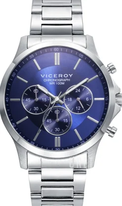 Classic Blå/Stål Ø43 mm