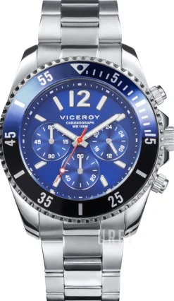 Classic Blå/Stål Ø43 mm