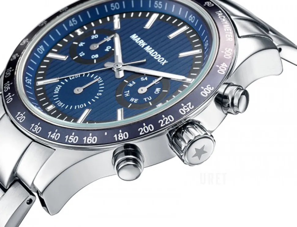 Classic Blå/Stål Ø42 mm