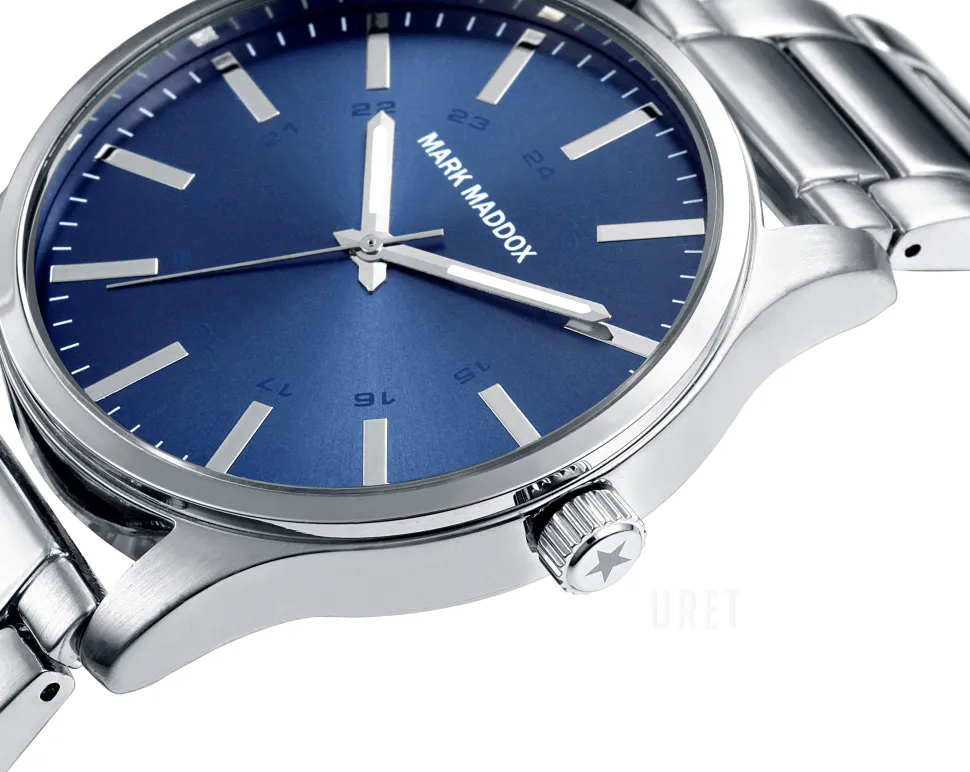 Classic Blå/Stål Ø42 mm