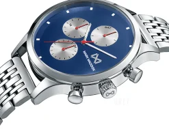 Classic Blå/Stål Ø43 mm