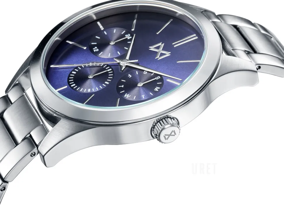 Classic Blå/Stål Ø42 mm