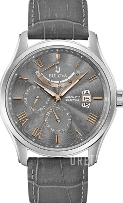 Classic Grå/Läder Ø43 mm