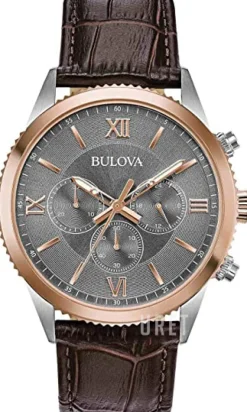 Classic Grå/Läder Ø42 mm