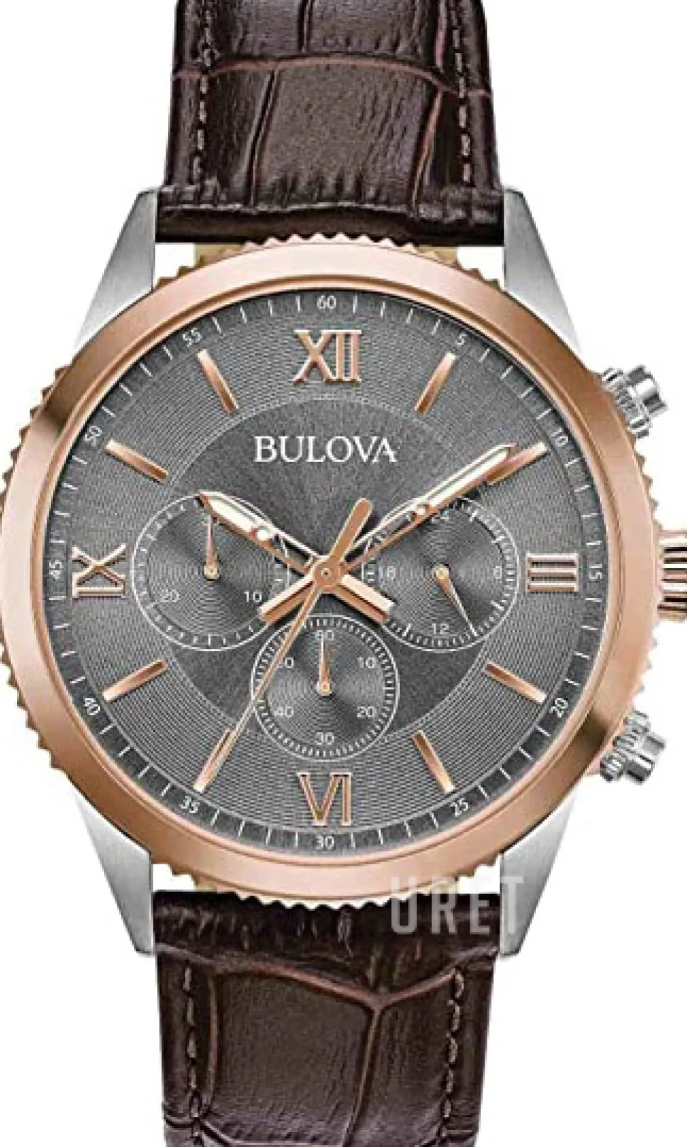 Classic Grå/Läder Ø42 mm