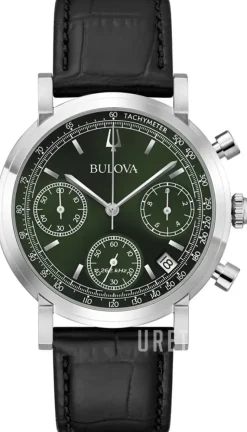 Classic Grön/Läder Ø39 mm