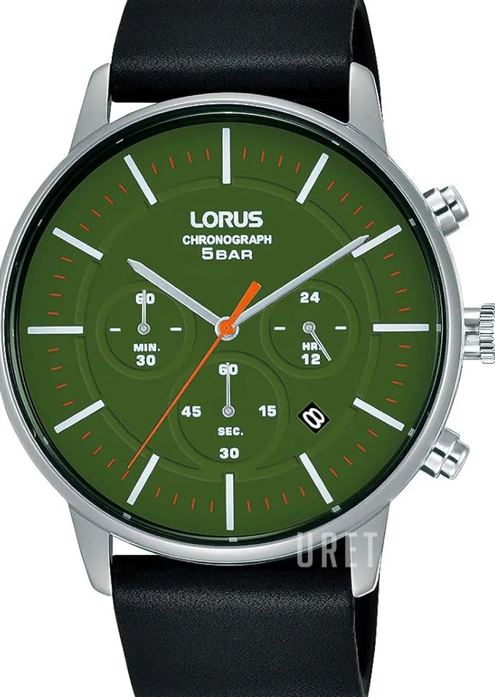 Classic Grön/Läder Ø43 mm