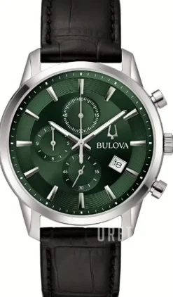 Classic Grön/Läder Ø41 mm