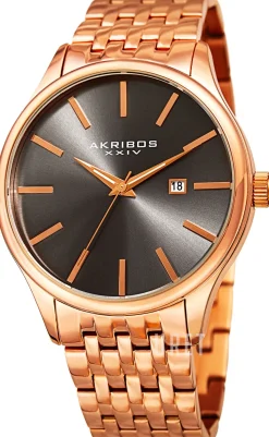 Classic Grå/Roséguldstonat stål Ø44 mm