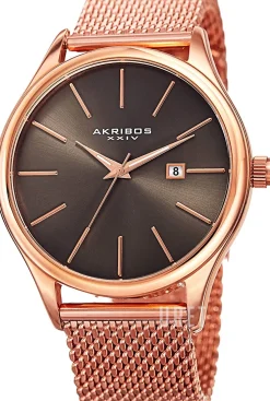 Classic Grå/Roséguldstonat stål Ø44 mm