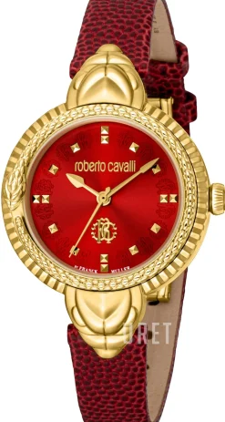 Classic Röd/Läder Ø32 mm