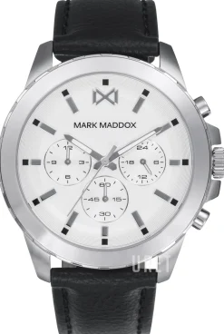 Classic Silverfärgad/Läder Ø44 mm