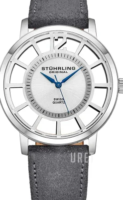 Classic Silverfärgad/Läder Ø40 mm