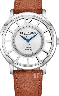 Classic Silverfärgad/Läder Ø40 mm