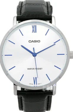 Classic Silverfärgad/Läder Ø40 mm