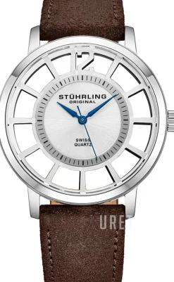 Classic Silverfärgad/Läder Ø40 mm