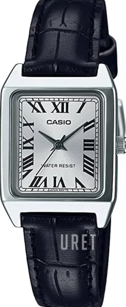 Classic Silverfärgad/Läder 22x30 mm