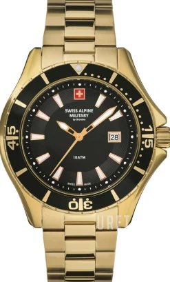 Classic Svart/Gulguldtonat stål Ø46 mm