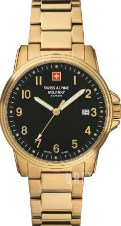 Classic Svart/Gulguldtonat stål Ø40 mm