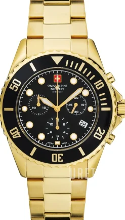 Classic Svart/Gulguldtonat stål Ø42 mm