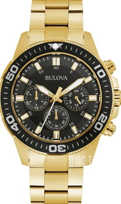 Classic Svart/Gulguldtonat stål Ø42 mm