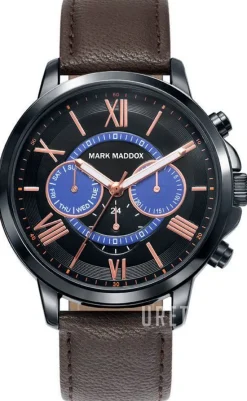 Classic Svart/Läder Ø42 mm