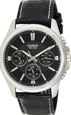 Classic Svart/Läder Ø42 mm