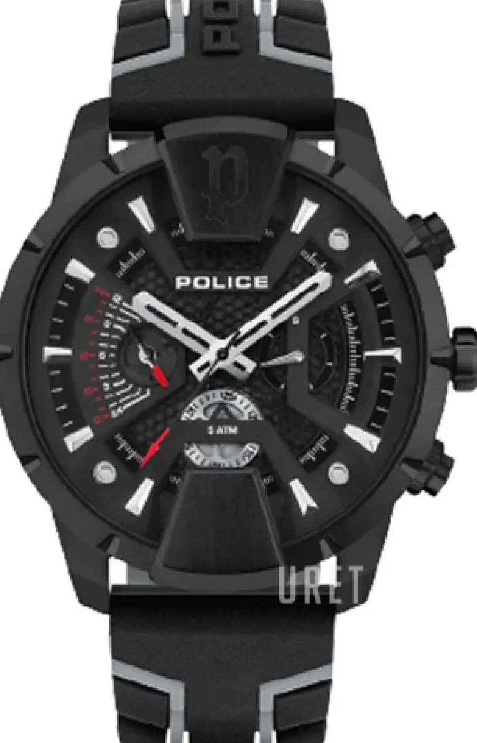 Classic Svart/Läder Ø48 mm