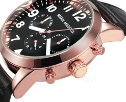 Classic Svart/Läder Ø45 mm