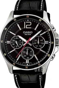 Classic Svart/Läder Ø43 mm