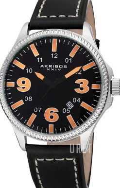 Classic Svart/Läder Ø44 mm