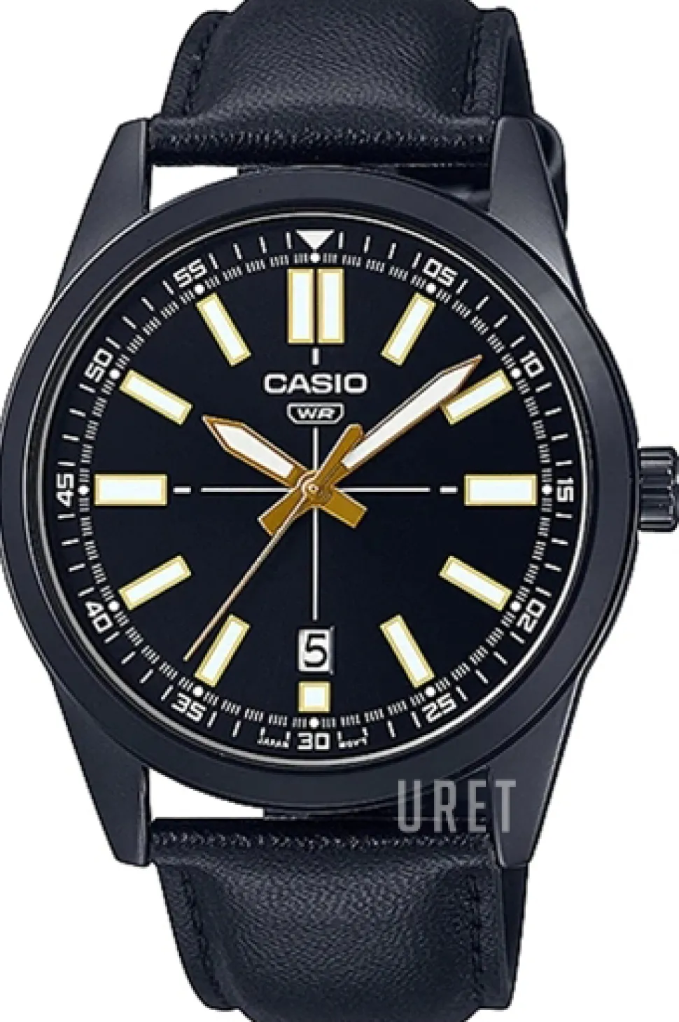 Classic Svart/Läder Ø41 mm