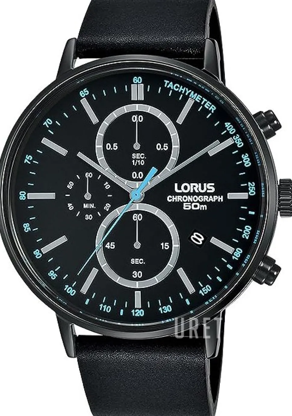 Classic Svart/Läder Ø40 mm