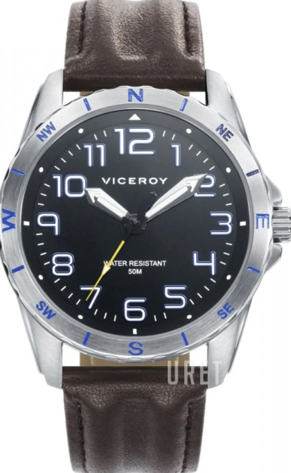 Classic Svart/Läder Ø38 mm