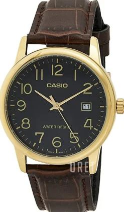 Classic Svart/Läder Ø44 mm