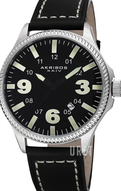 Classic Svart/Läder Ø44 mm