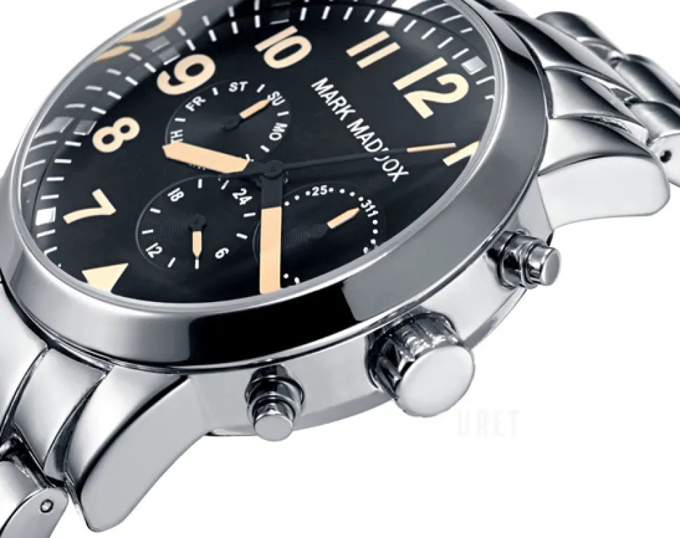 Classic Svart/Stål Ø44 mm