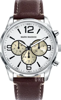 Classic Vit/Läder Ø42 mm