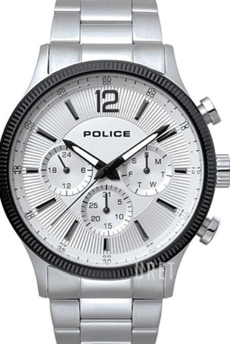 Classic Vit/Stål Ø44 mm