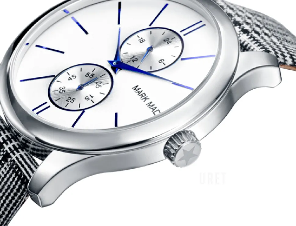 Classic Vit/Textil Ø44 mm