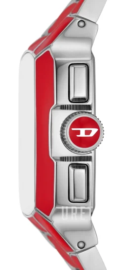 Cliffhanger Röd/Stål Ø40 mm