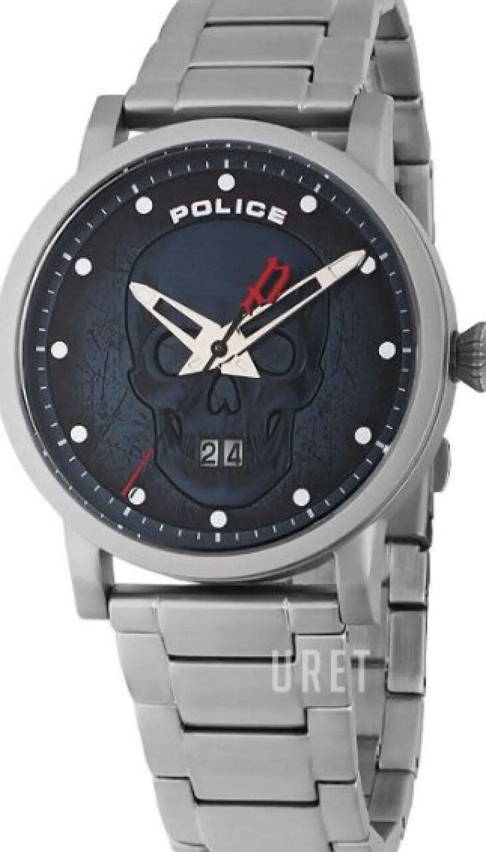 Collin Blå/Stål Ø43 mm