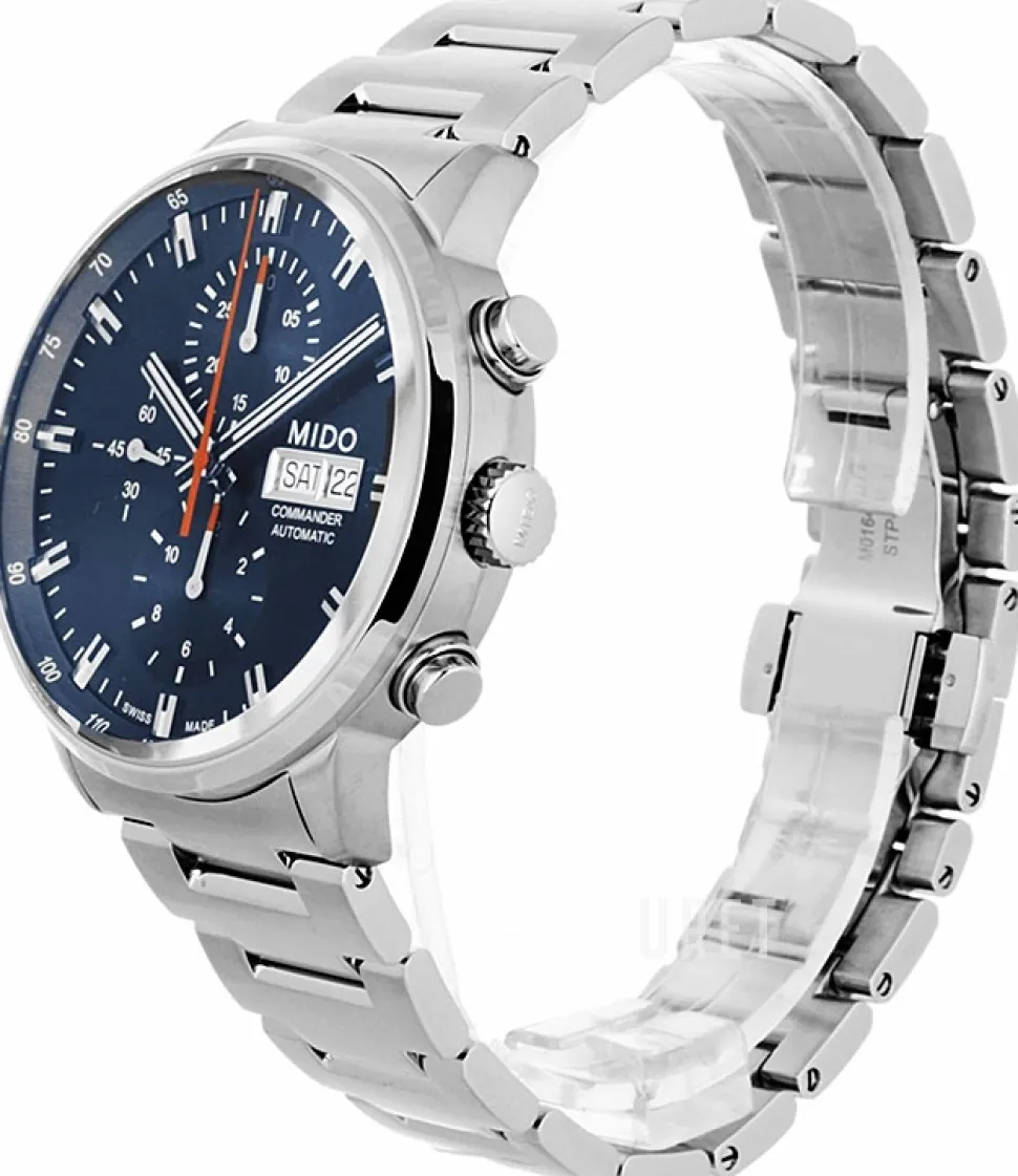 Commander Blå/Stål Ø42.5 mm