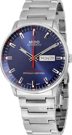 Commander Blå/Stål Ø40 mm